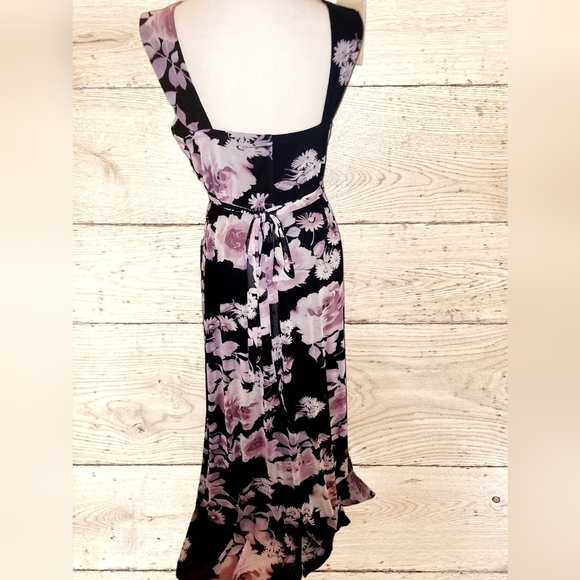 CONNECTED Floral-Print High-Low Maxi Dress - Picture 3 of 9